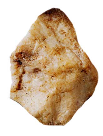 Quarz, chopping-tool, 7,2 cm